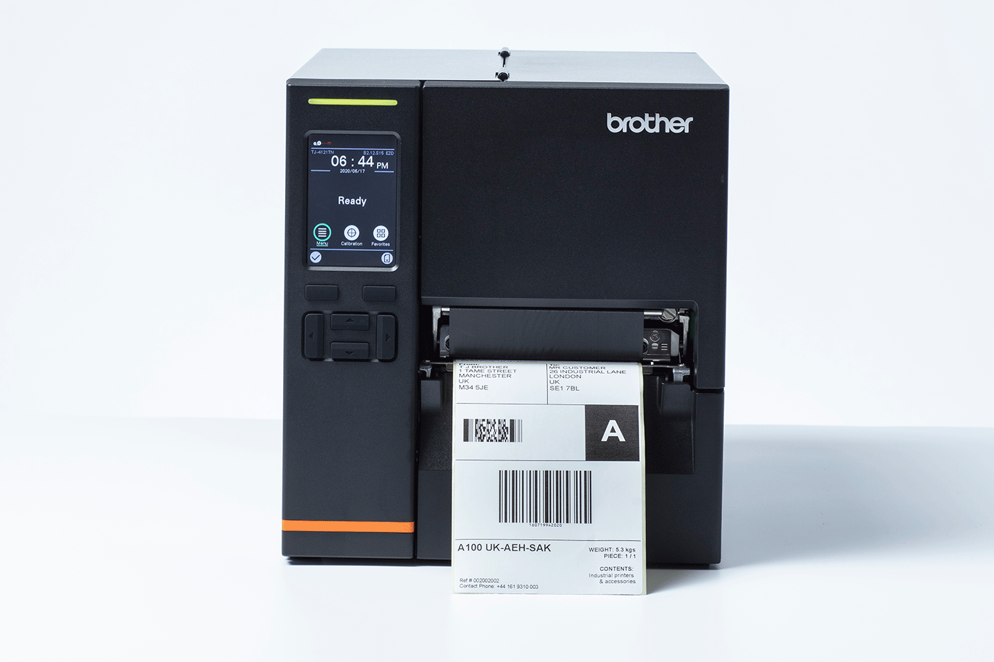 TJ-4021TN industriële thermal transfer labelprinter 4 inch 4